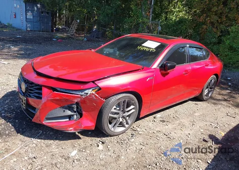 2024 Acura Tlx A-Spec Package z USA, uszkodzony, nr VIN 19UUB6F5XRA001473